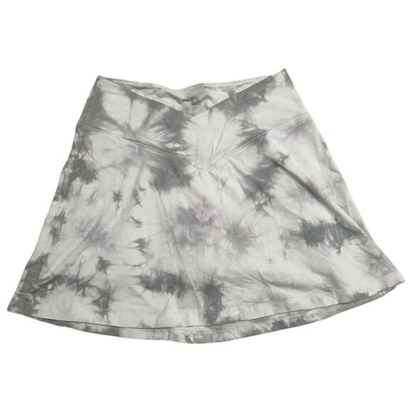PINK Victoria's Secret Pants - Victoria's Secret PINK Skort Active High Waist Crossover Gray Tie Dye L Skirt